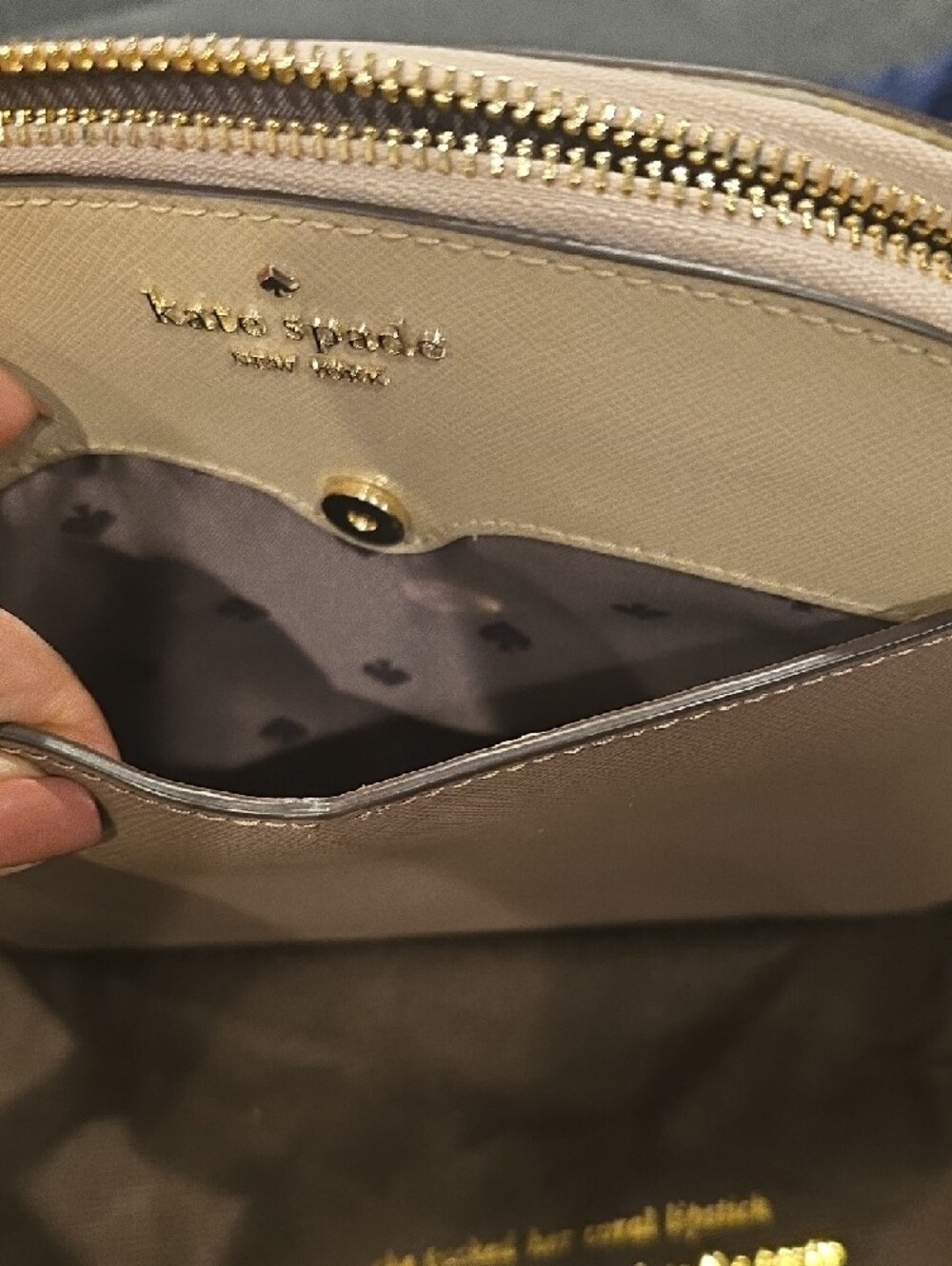 kate spade Payton Scalloped Dome Crossbodyin Warm beige - Picture 2 of 6